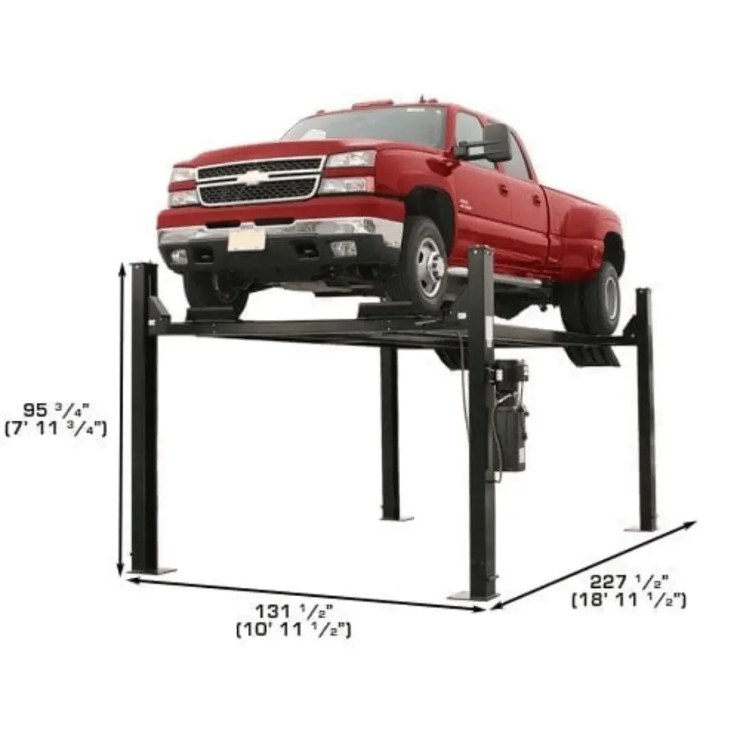 Atlas Garage Extra Tall/Extra Wide Portable Lift | Heavy Duty 4-Post Lift - Image 10