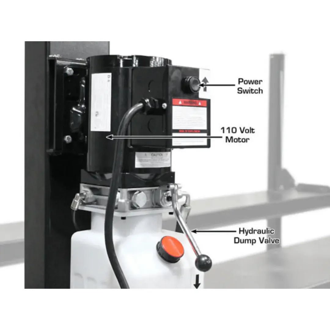 Atlas ALI Certified APEX 8 4-Post Lift + RJ35 Sliding Jacks Combo - Image 11