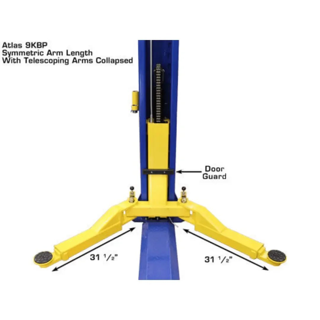 Atlas 9KBPX 9,000 lb Baseplate 2 Post Vehicle Lift - Image 12
