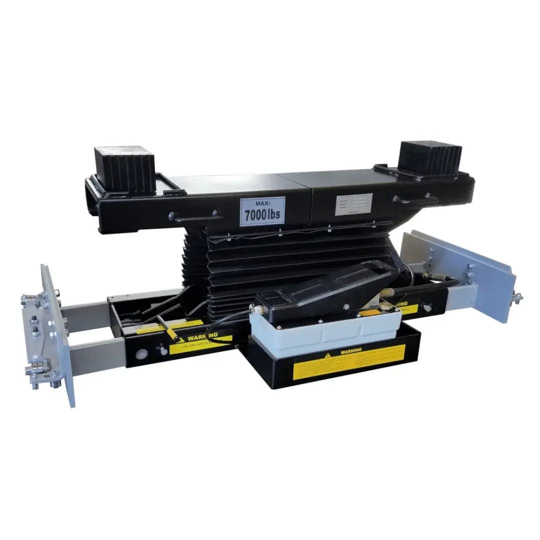 iDeal RAJ-7K-H Rolling Air Jack 7,000 lb. Capacity - On The Rail - Air Bag - High Mount