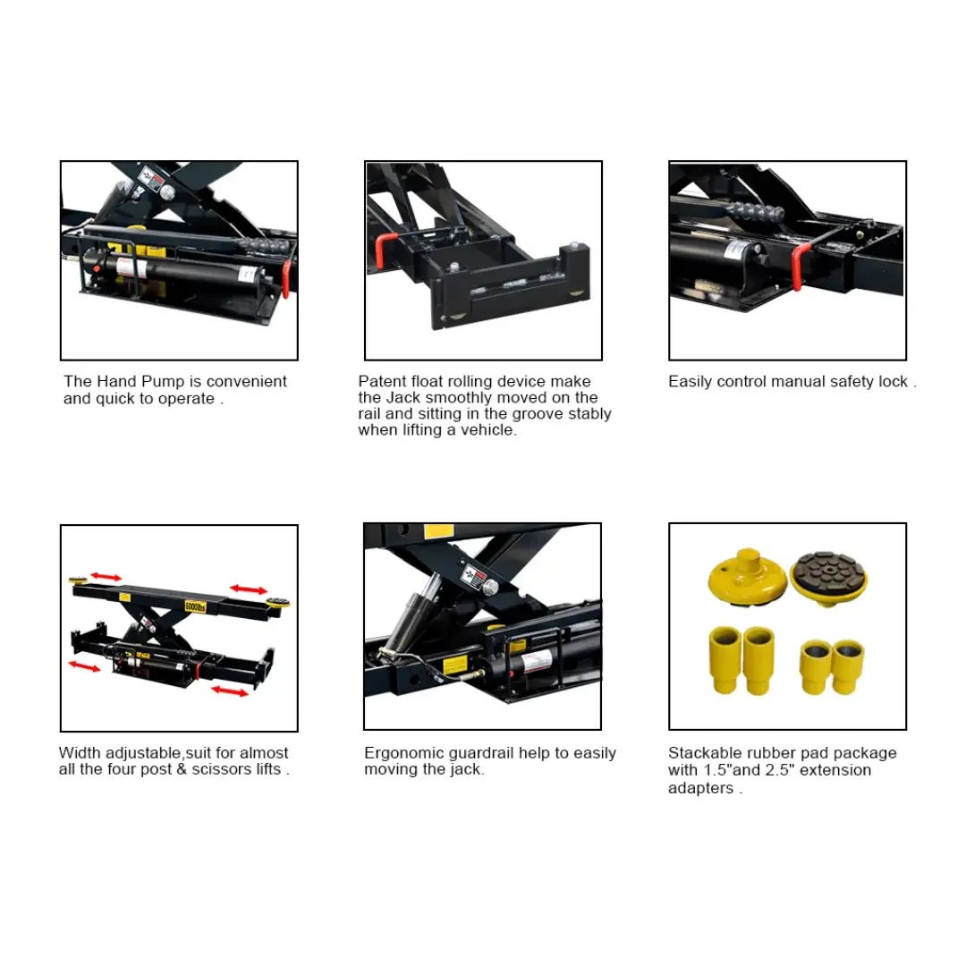 Amgo J6H 6,000 lb Rolling Jack - Image 2