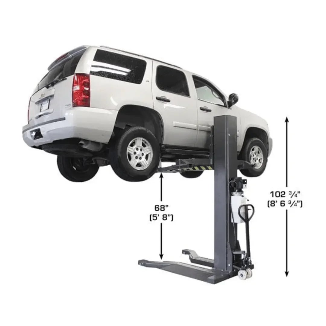 Atlas PSP-6000 6,000 lb Single Post Portable Car Lift - Image 3