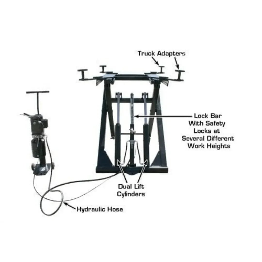 Atlas 6MR Portable Mid-Rise Scissor Lift 6,000 lb Capacity - Image 7