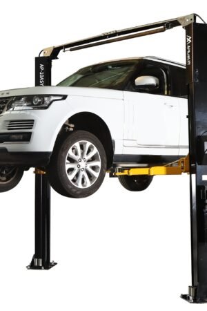 APlusLift 10,000LB 2-Post Overhead Symmetrical and Truly Asymmetrical Single Release Car Lift with 3 Year Warranty - HW-10ASY